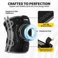 thumbnail image 4 of CAMBIVO Knee Brace with Side Stabilizers, Knee Sleeve for Knee Pain Women & Men, Patella Gel Pads Knee Support Wrap Strap for Meniscus Tear, Black XL, 4 of 10