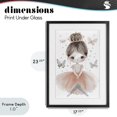 thumbnail image 4 of Stupell Industries Eclectic Sweet Butterfly Fairytale Princess Black Framed Print Under Glass, 17 x 23, by Creative Studio, 4 of 8