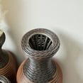 thumbnail image 4 of Handmade Rattan Floor Vase (Set Of 3), Tall Vase, Two-Tone Finish, Flower Decorative Vase, 4 of 7
