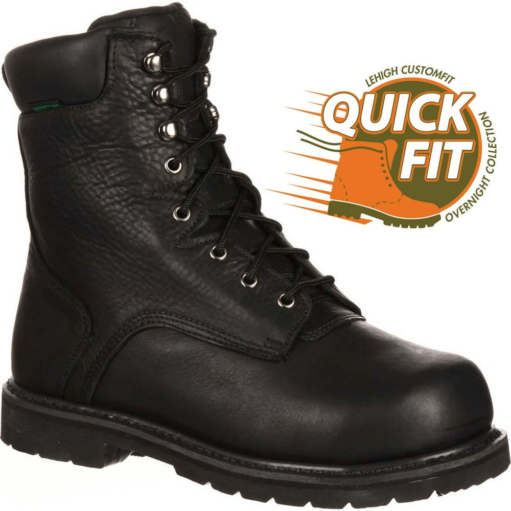 quickfit collection lehigh safety shoes unisex steel toe internal met