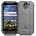thumbnail image 2 of Nakedcellphone Case compatible with Kyocera Duraforce Pro 2 Phone, [Gray] Special Ops Tactical Armor Rugged Shield Flexible Cover [Anti-Fingerprint, Matte Texture] for E6910/E6920, 2 of 8