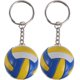 thumbnail image 1 of 2 Llavero con dije de voleibol, divertido llavero con pelota deportiva, único ER, 1 of 5
