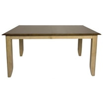 Extendable Dining Table 72" Seats 8Rectangular Table for Kitchen or Dining Room