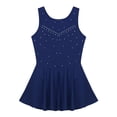 thumbnail image 3 of iiniim Kids Big Girls Sparkly Rhinestones Ballet Dance Gymnastic Leotard Tutu Dress Figure Ice Skating Active Dress, 3 of 7