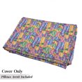 thumbnail image 5 of Casino Floor Pillow Lounger Cover, Stacks of Colored Casino Chips Betting Luck Leisure Repetition Illustration Print, Nap Mat Printed Fabric Case for 5 Pillows, 88" x 36", Multicolor, by Ambesonne, 5 of 5