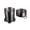 B, variant on Stainless Steel Collapsible Foldable Cup with Lid and Keychain for Travel Camping Hiking Biking Daily Use