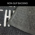 thumbnail image 6 of Evideco Black Bienvenue PVC Door Mat 30x18 Inches - Weather Resistant - Outdoor - Front Door Mat for Entryway, Porch, Patio, 6 of 6