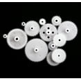thumbnail image 5 of Different Styles White Plastic Gear Set 58 Pcs for RC Toys, 5 of 5