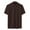 Brown, variant on AHTJRT Men's Casual Short Sleeve Mock Neck T Shirt Soft Lightweight Relaxed Fit Trendy Blouse Black 3XL