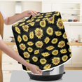 thumbnail image 4 of Cover for Air Fryer Crockpot Cover Dust Cover Also Fit for Rice Cooker,Air Fryer and Crock Pot 8 Qt Dust Cover Stain Resistant Washable Cover with Front Pocket, Sunflower-2, 4 of 4