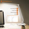 thumbnail image 2 of TaoTronics LED Desk Lamp Flexible USB Charging Table Lamp with 5 Brightness Levels for Home Office, White, 2 of 6