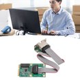 thumbnail image 1 of PCI Express Ethernet Card, Mini PCI-E  Card M.2 A+E Slot  for Single Board Computers, 1 of 7