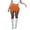 11-Orange404, variant on Puliio Women High Waist Pleated Mini Skirt Club Night Out Casual Solid Flare Skirt
