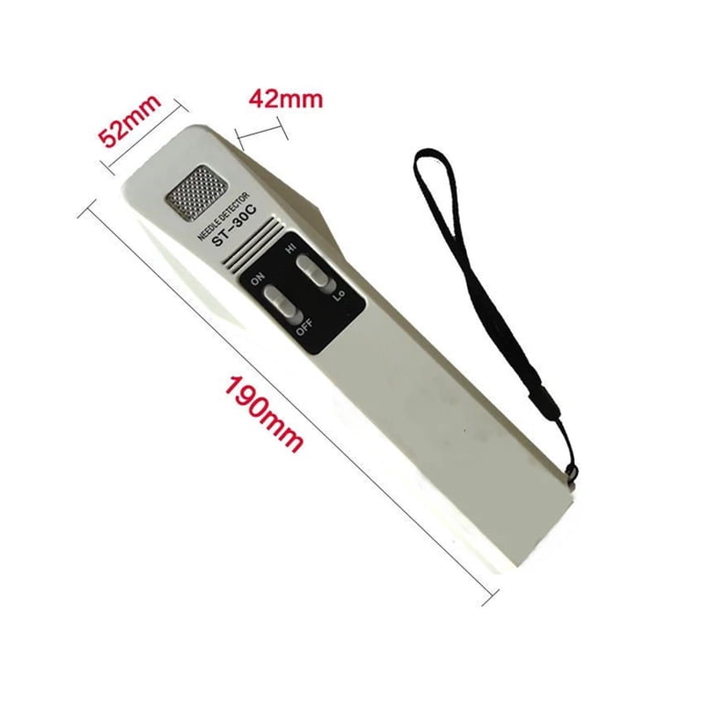 Détecteur De Métal Portable ST-30C Haute Sensibilité - Aiguille, Fer - Alarme Son/Lumière
