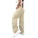 thumbnail image 4 of Pantalones de Cintura Elástica para Mujeres Color Sólido Pantalones de Cintura Alta de Longitud Completa con Bolsillos, 4 of 7
