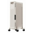 thumbnail image 1 of Geneva Industrial Portable Electric Oil Filled Radiator Heater, White, 1 of 7