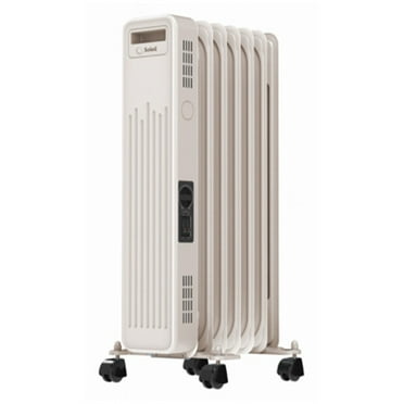 Geneva Industrial Portable Electric Oil Filled Radiator Heater, 3 Heat Settings