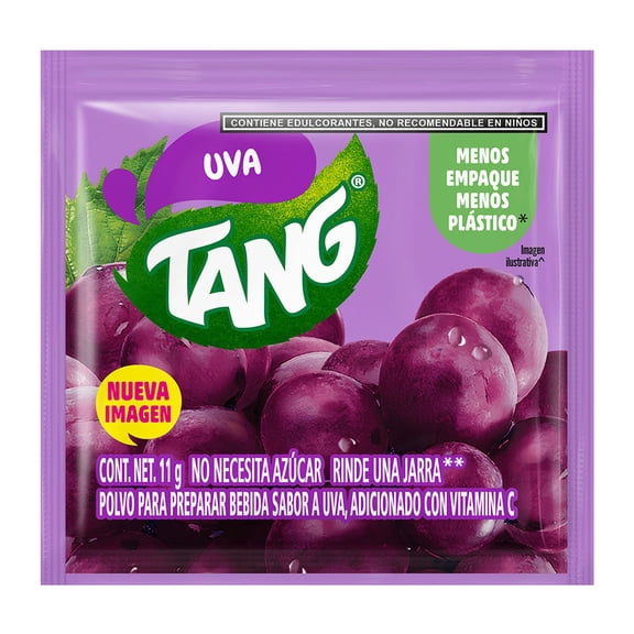 Polvo para preparar bebida Tang sabor uva 11 g