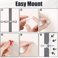 thumbnail image 3 of Juego de 25 anclajes for paneles de yeso, tornillos de pared con cavidad expansible autoperforantes de plástico y llaves for techos de paneles de yeso, 3 of 6