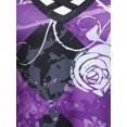 thumbnail image 3 of Vestido Talla Extra Estampado Moño Rosegal Vestidos casuales de talla grande, 3 of 5