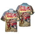 thumbnail image 3 of Be My Valentine's Abyssinian Truck Full of Love Flower Balloon Hawaiian Shirt Breathable Summer Unisex Merch Cat Lover Kitten Owner Gifts - 02029, 3 of 6