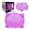 Purple, variant on Matte Finish Cat Squeeze Stress Ball, Textured Decompression Sensory Tool for Adults, Stress Anxiety Relief for Office Home Relaxation