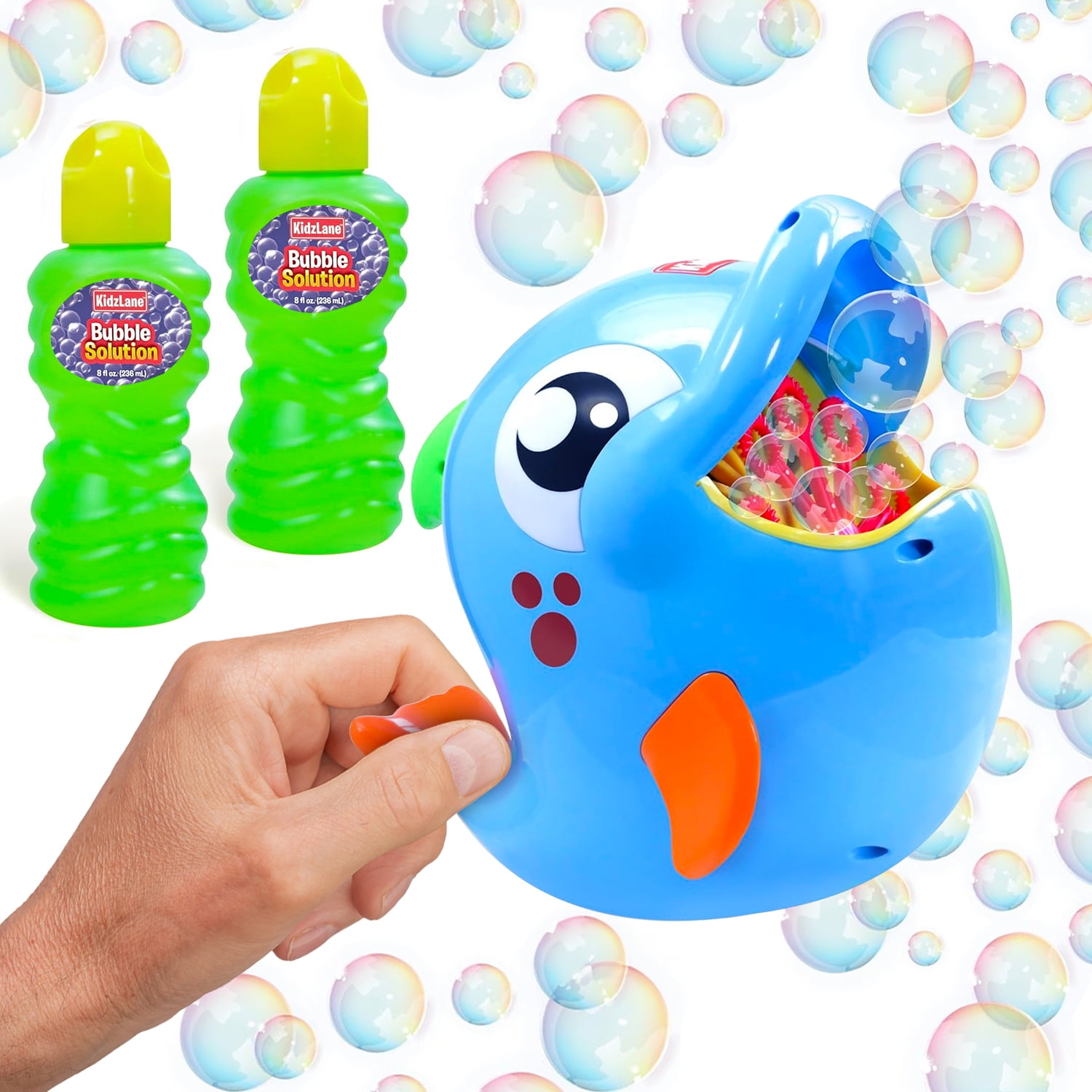 Kidzlane Bubble Machine | Bubble Blower for Big Bubbles 500-1000 Bubbles Per Minute