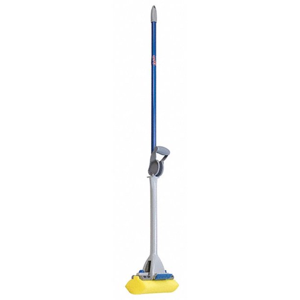 Quickie Sponge Wet Mop Kit,9"W x 312"D,Yellow 58MB4 58MB4 ZOG8093471