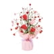 thumbnail image 2 of Flores artificiales, rosas simuladas, peonías, pequeños arreglos florales, decoraciones florales para la sala de estar y la mesa del comedor., 2 of 7
