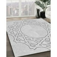 thumbnail image 3 of Ahgly Company Machine Washable Indoor Rectangle Transitional Platinum Gray Area Rugs, 7' x 10', 3 of 7