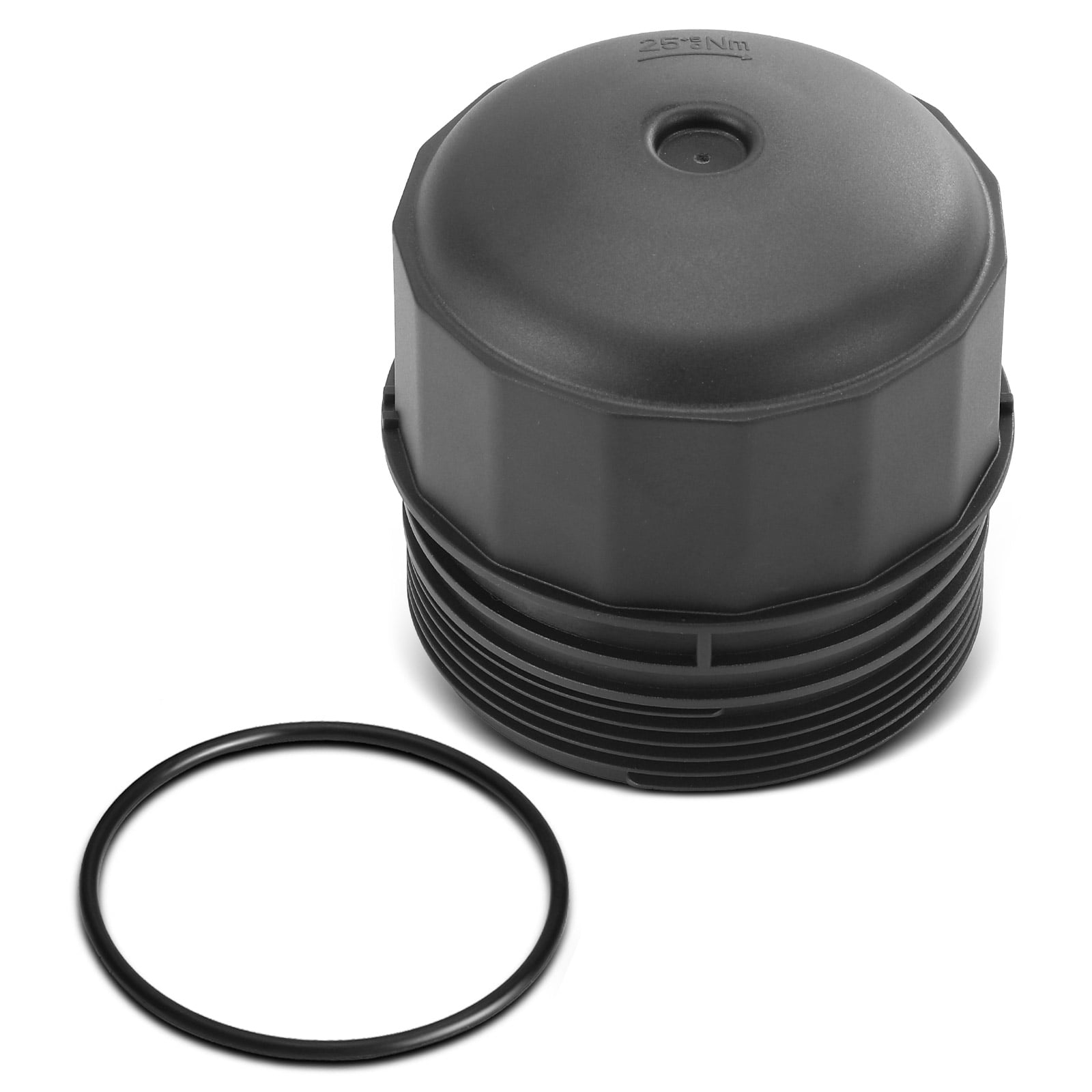 A-Premium Oil Filter Housing Cover Cap Compatible with Jaguar F-Pace/XE 2017-2018 F-Type/XJR 2014-2017 XF/XJ 2010-2017 XFR 2010-2015 3.0L 5.0L
