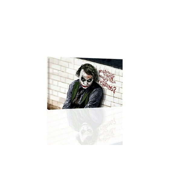 Batman Joker - Which Were Cowards - Canvas OR Print Wall Art