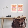 thumbnail image 3 of Stupell Industries Yeehaw & Howdy Typography Typography Painting Unframed Art Print Wall Art, 13 x 19, Set of 2, 3 of 8