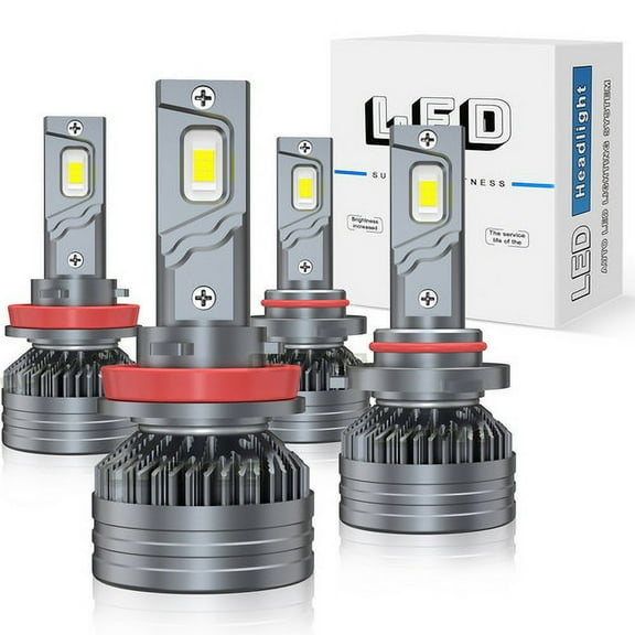 H11 9005 Headlights COMBO LED Bulbs High Low Beam for 2006-2015 Lexus IS350