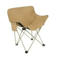 thumbnail image 5 of Folding Camping Chair Outdoor Moon Chair Folded Picnic Seat Tear Resistant Oxford Cloth for Garden Lawn Picnic, 5 of 9