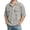 D94/Light Gray, variant on Afdoent Mens Polo Shirts Casual Half Sleeve Shirt Solid Color With Knit Front Pockets For Work Office Daily Wear Fashion