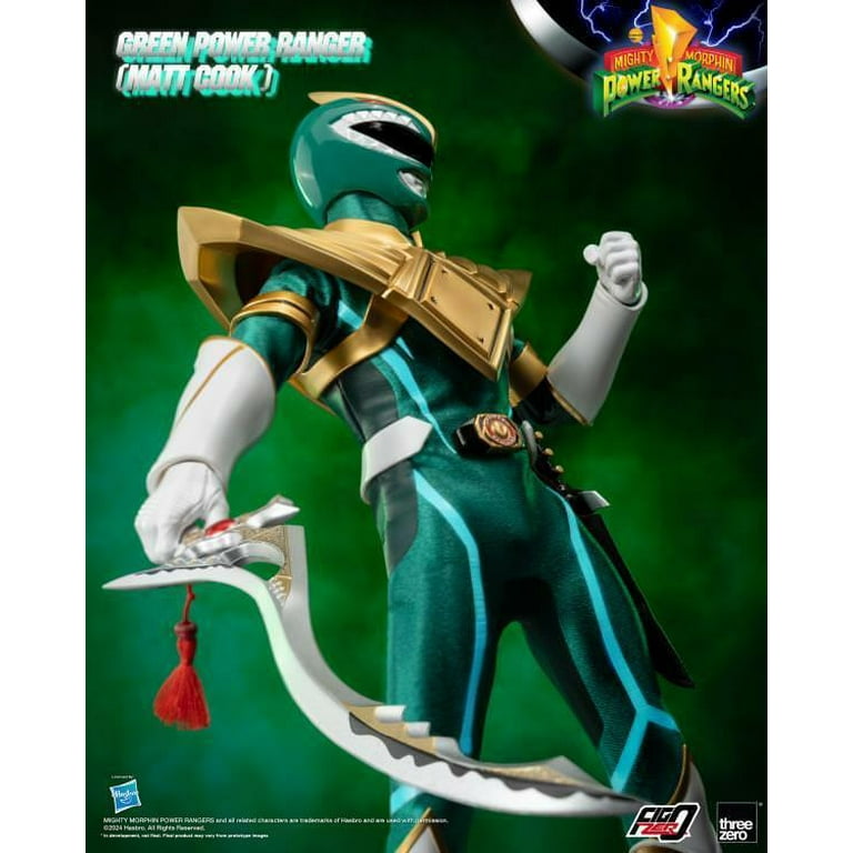threezero パワーレンジャー　グリーンレンジャー　Figzero ThreeZero MMPR Green Power Ranger (Matt Cook) FigZero 1/6 Figure