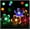Multicolor, variant on KOMI Solar Outdoor String Lights 50LED Flower Shaped Christmas Lights for Patio Garden Decoration Multicolor