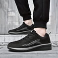 thumbnail image 6 of Men's  For Running Jogging Trendy Knitted Breathable Lightweight Comfy Sneakers, 6 of 9