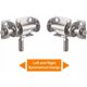 thumbnail image 3 of Paquete de 3 pestillos de puerta de acero inoxidable: cerradura de seguridad para baño, 3 of 5