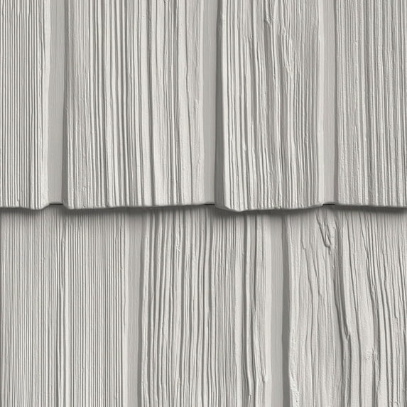 The Foundry 10"W x 62 1/2"L Exposure, Vinyl Staggered Shakes (23 Panels/Ctn. = 100 Sq. Feet), 017 - Moonlight