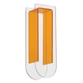 thumbnail image 4 of Modern Acrylic Clear Vase Colorful Acrylic Flower Vase for Wedding Party Home Table Decor Semi Colorful Vibrant Orange, 4 of 5
