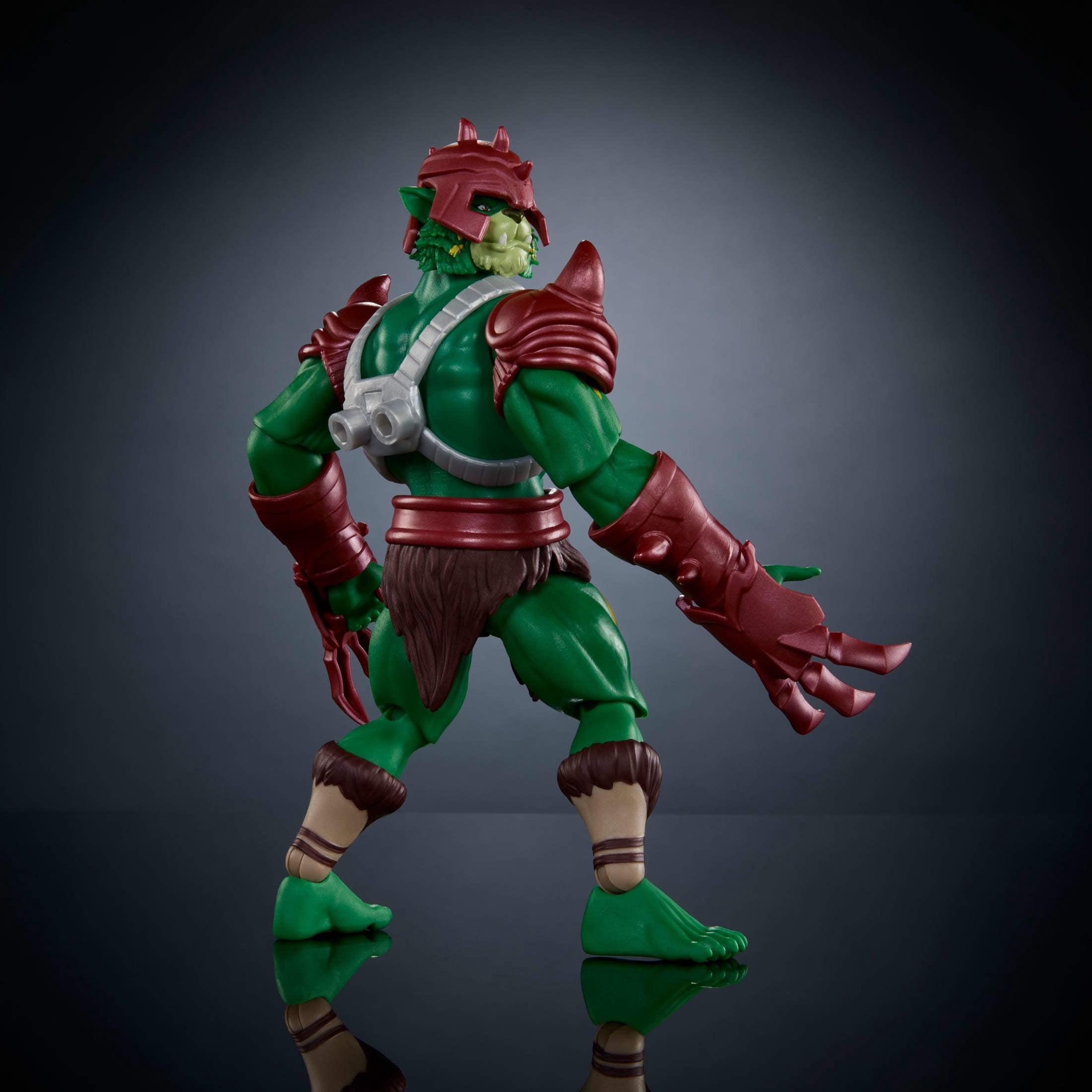 Masters of Universe Origins & ThunderCats Battle Cat Man Action Figure, 1980s Crossover Toy 5.5 Inch