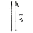 thumbnail image 3 of S SERENABLE Skiing Poles External Lock System Adjustable for Resort Outdoor Snowboarding black, 3 of 9
