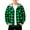 Green, variant on Mercatoo Youth Boys Plaid Hoodies Button Front Pockets Thin Hooded Sweatshirts Teen Kids Soft Fall Casual Cardigan Jackets