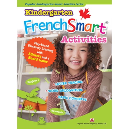 Pre-Owned Kindergarten Frenchsmart Activities - Learning Workbook Activity Book for Kindergarten Grade (Paperback) by Ltd Popular Book Company (Us) (Creator)