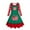 Wine, variant on Adeawade Dresses For Girls Christmas Long Sleeve Cartoon Prints Xmas Dresses Crewneck Dress Classic Outfits Size 8-9 Years Hot Pink