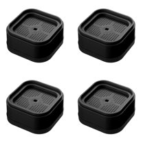 FXMLRLK 4 Packs Furniture Risers, Adjustable Bed Risers Heavy Duty Stackable Bed Raisers for Table Desk Couch Chair Sofa Cabinet, Black 6cm