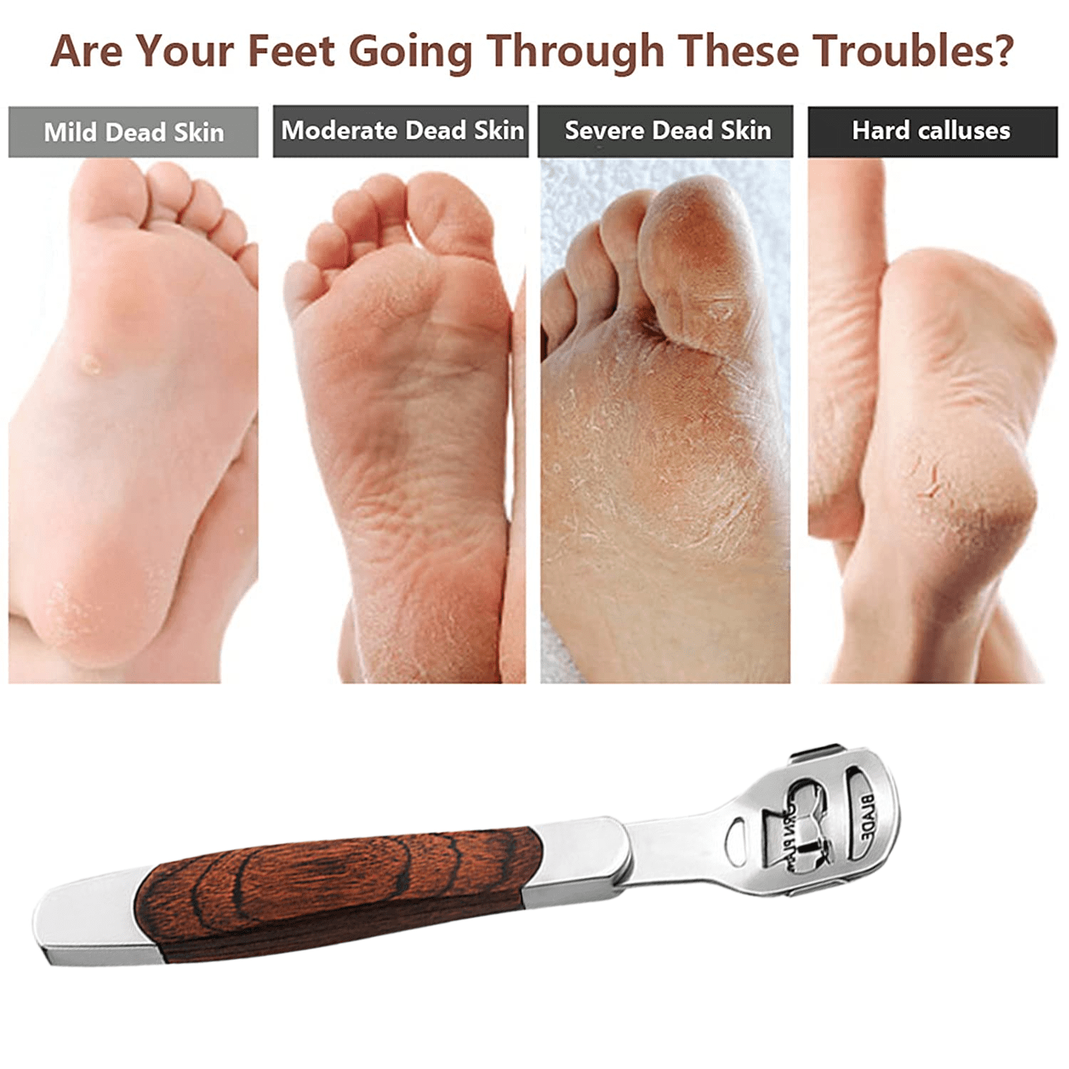 Foot Peeling Heel Callus Foot Planer Remover, 1pc Pedicure Plane Foot File,  Dead Skin Crust Pedicure Cutter Shaver Tool