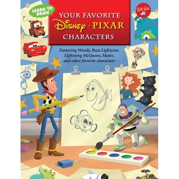 Licensed Learn to Draw: Learn to Draw Your Favorite Disney*Pixar Characters : Featuring Woody, Buzz Lightyear, Lightning McQueen, Mater, and other favorite characters (Paperback)